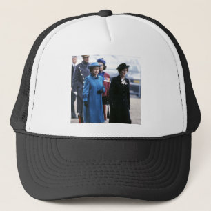 HM Queen Elizabeth II-Margaret Thatcher Trucker Hat