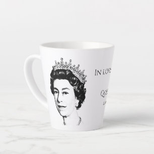 HM Queen Elizabeth II Memorial Latte Mug