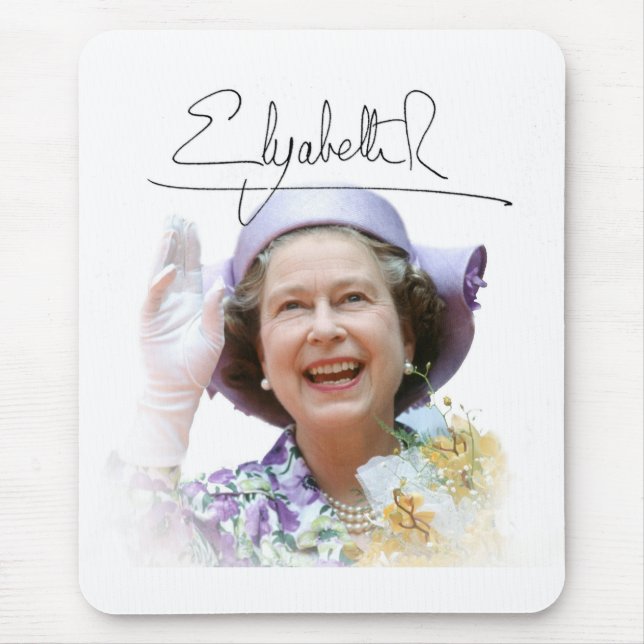 HM Queen Elizabeth II Mouse Mat (Front)