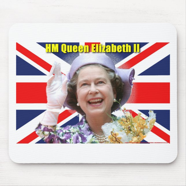 HM Queen Elizabeth II Mouse Mat (Front)