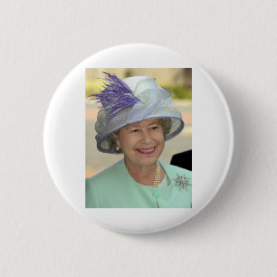 HM Queen Elizabeth II Platinum Jubilee 6 Cm Round Badge