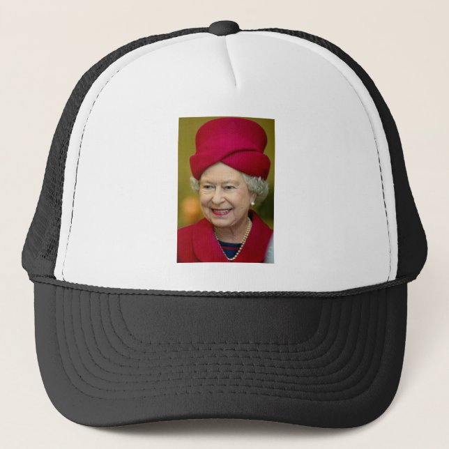 HM Queen Elizabeth II Platinum Jubilee Trucker Hat (Front)