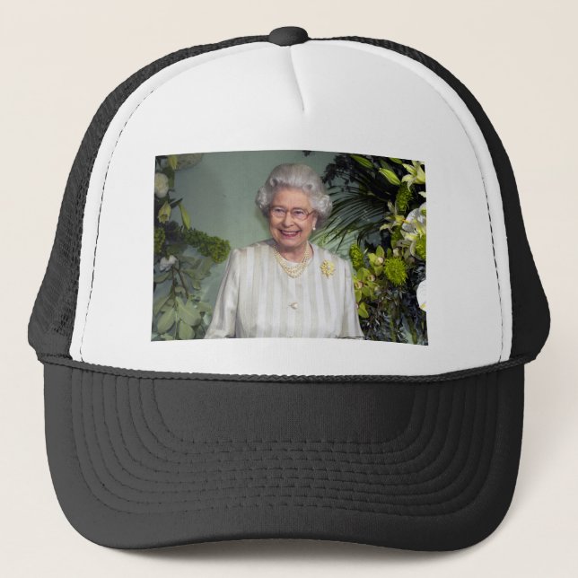HM Queen Elizabeth II Platinum Jubilee Trucker Hat (Front)
