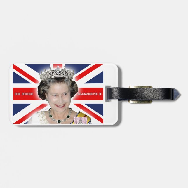 HM Queen Elizabeth II - Pro photo Luggage Tag (Back Horizontal)