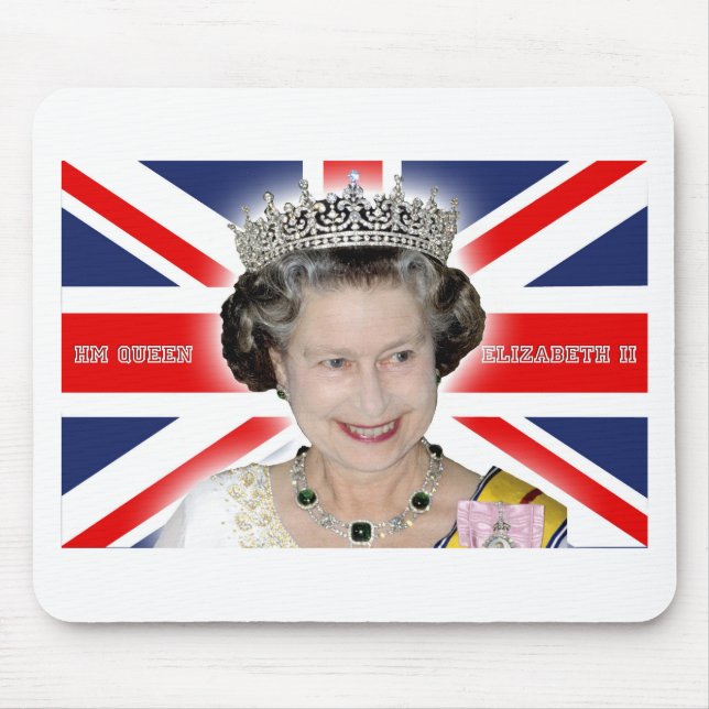 HM Queen Elizabeth II - Pro photo Mouse Mat (Front)
