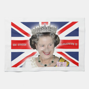 HM Queen Elizabeth II - Pro photo Tea Towel