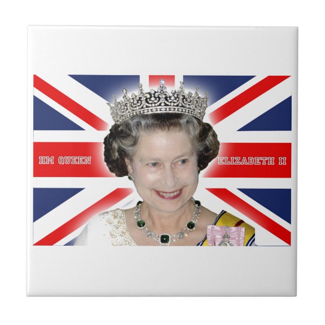 HM Queen Elizabeth II - Pro photo Tile (Front)
