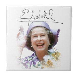 HM Queen Elizabeth II Tile