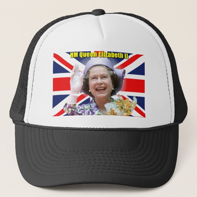 HM Queen Elizabeth II Trucker Hat (Front)