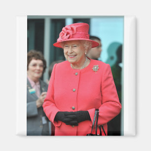 HM Queen Elizabeth II Warrington 2012 Professional Magnet
