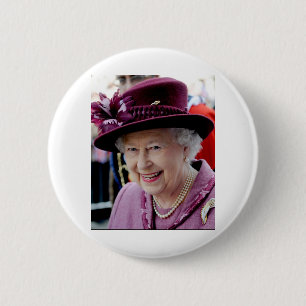 HM Queen Elizabeth II Windsor 2012 Professional Ph 6 Cm Round Badge