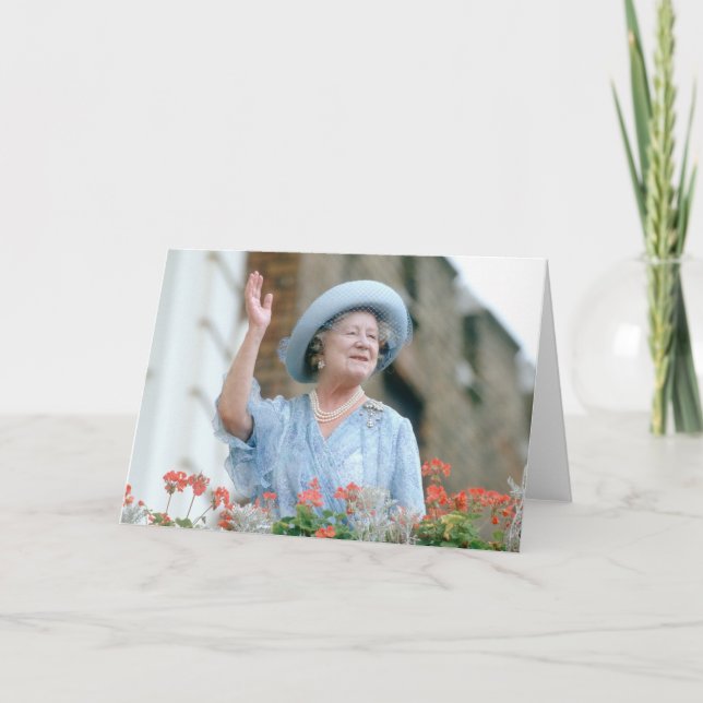 HM Queen Elizabeth, The Queen Mother 1985 Card (Front)