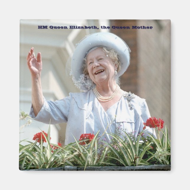 HM Queen Elizabeth, the Queen Mother 1990 Magnet (Front)