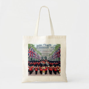 HM Queen Elizabeth Trooping of the Colour London Tote Bag