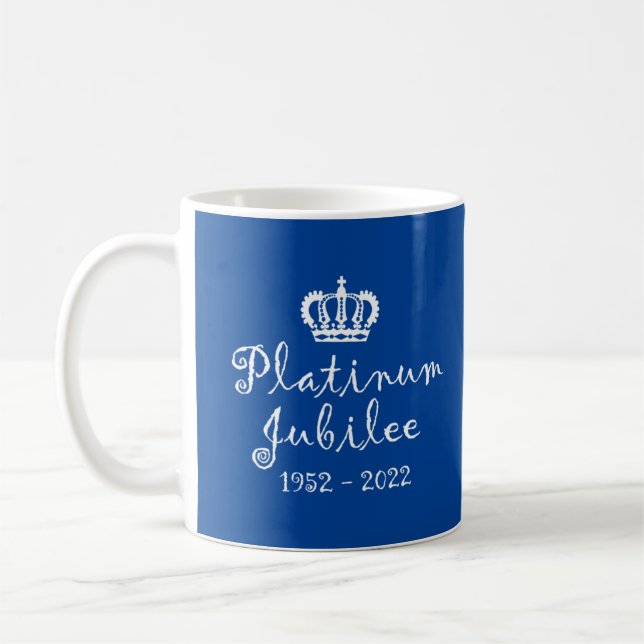 HM Queen Platinum Jubilee Coffee Mug (Left)