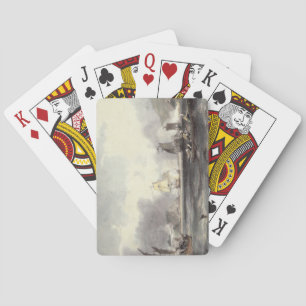 HM Ships Imogene and Andromache passing the Batter Playing Cards