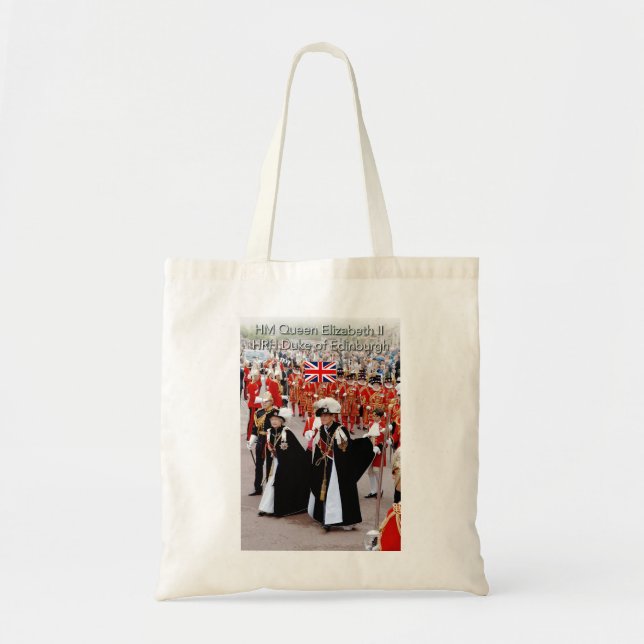 HM The Queen and HRH Prince Philip Tote Bag (Front)