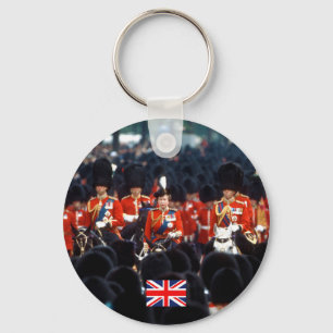 HM The Queen Elizabeth II Prince Philip London Key Ring