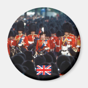 HM The Queen Elizabeth II Prince Philip London Magnet