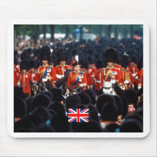 HM The Queen Elizabeth II Prince Philip London Mouse Mat