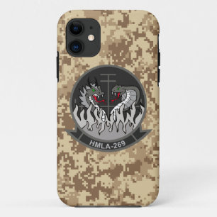 HMLA-269 "The Gunrunners" Marine Camo iPhone 11 Case