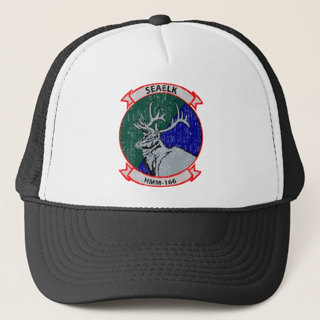 HMM-166 Insignia Trucker Hat (Front)