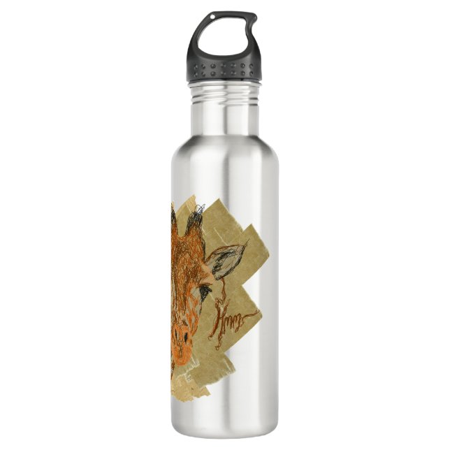 "HMM" GIRAFFE 710 ML WATER BOTTLE (Front)