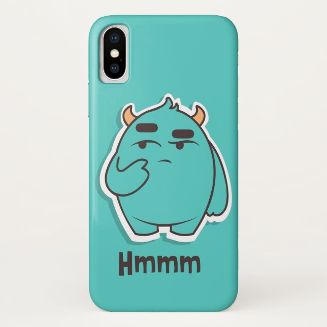 Hmmm Case-Mate Barely iPhone X Case (Back)
