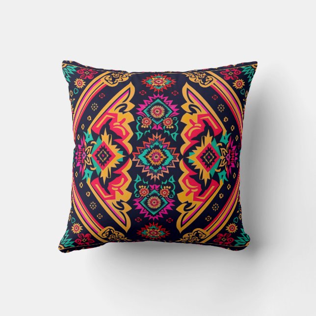 Hmong Brocade Pattern Cushion (Back)