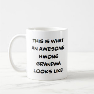 hmong grandma, awesome coffee mug