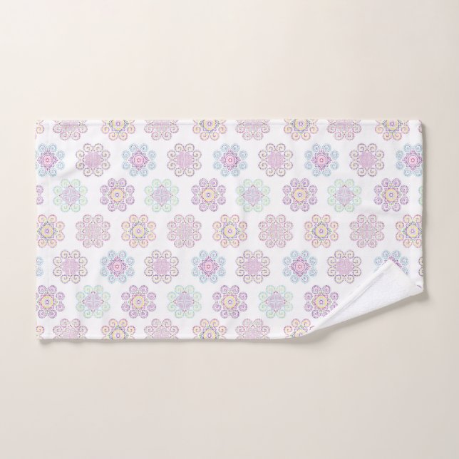 Hmong Inspired, Bright Pattern (Sm) - Hand Towel (Hand Towel)