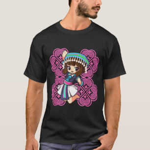 Hmong miao hmoob girl woman princess strong T-Shirt