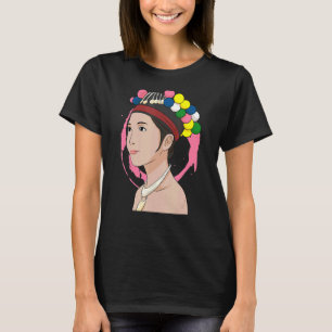 Hmong Miao Proud Traditional Girl Woman Hmoob Ethn T-Shirt