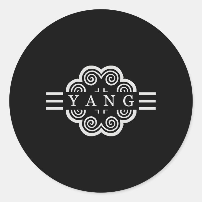 Hmong Yang Clan Generation Classic Round Sticker (Front)