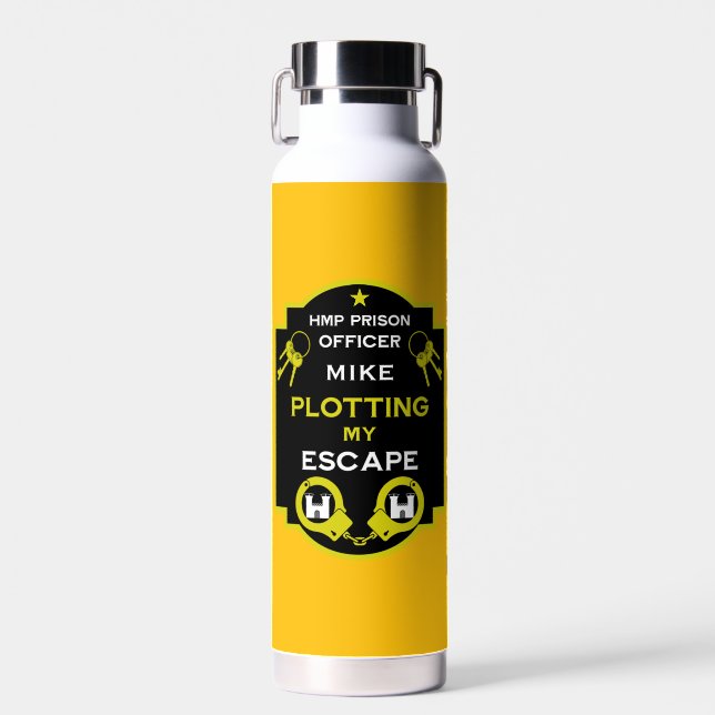 HMP Prison Officer Water Bottle (Front)