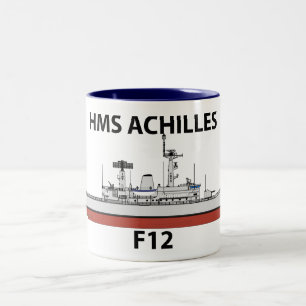 HMS Achilles, Orig config Two-Tone Coffee Mug