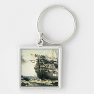 HMS Agamemnon laying the original Atlantic cable, Key Ring