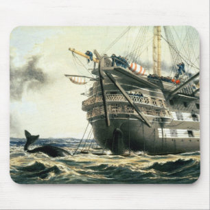 HMS Agamemnon laying the original Atlantic cable, Mouse Mat