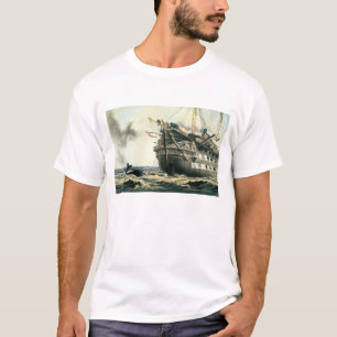 HMS Agamemnon laying the original Atlantic cable, T-Shirt
