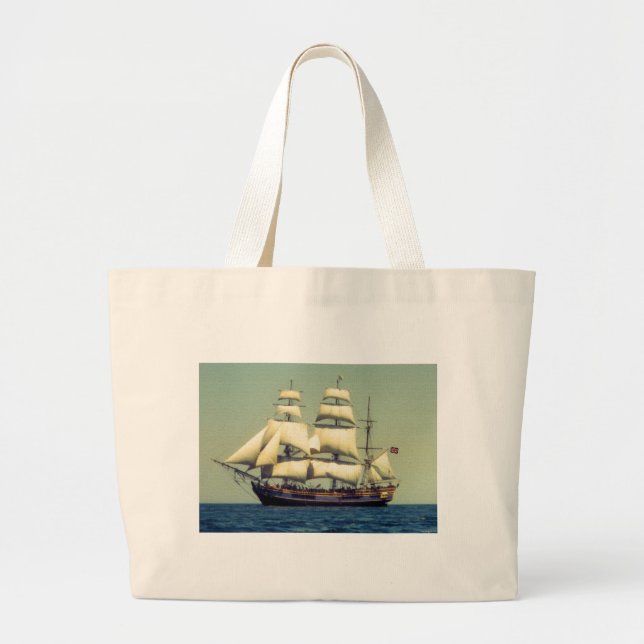 HMS Bounty Large Tote Bag (Front)