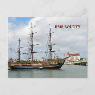 HMS BOUNTY POSTCARD