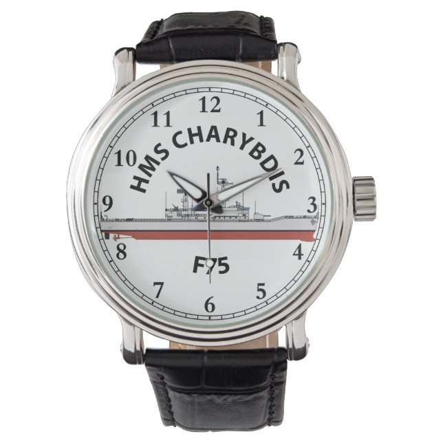 HMS CHARYBDIS - F75 - LEANDER ORIG WATCH (Front)