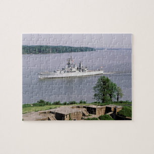 HMS Euryalus - Vintage Nautical Leander Frigate Jigsaw Puzzle