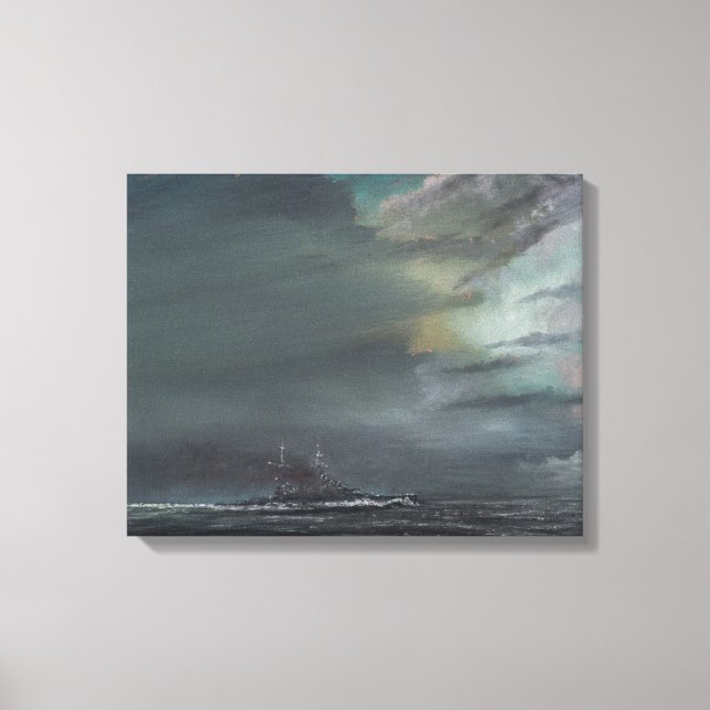 HMS Hood 1941 2014 Canvas Print (Front)
