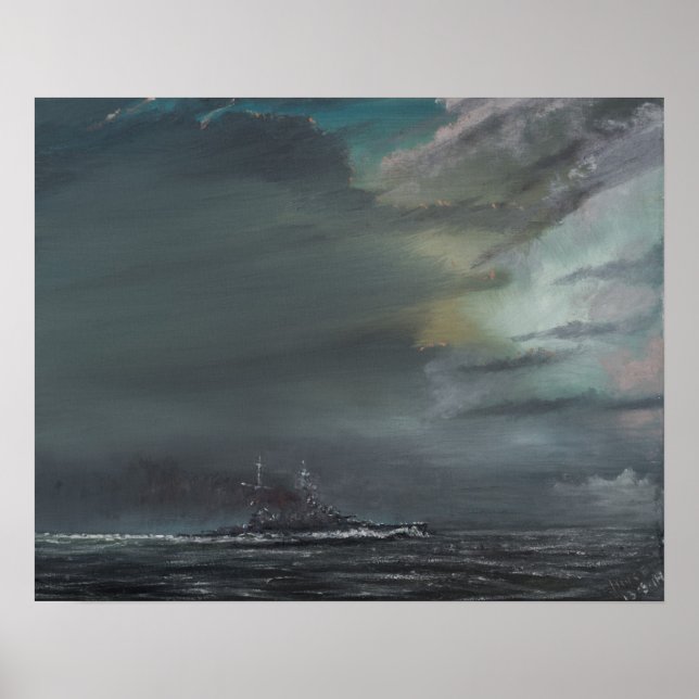 HMS Hood 1941 2014 Poster (Front)