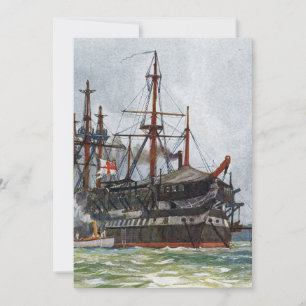 HMS Implacable a 74-gun third-rate ship Invitation