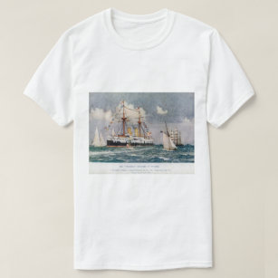 HMS inflexible ironclad Battleship 1876 T-Shirt