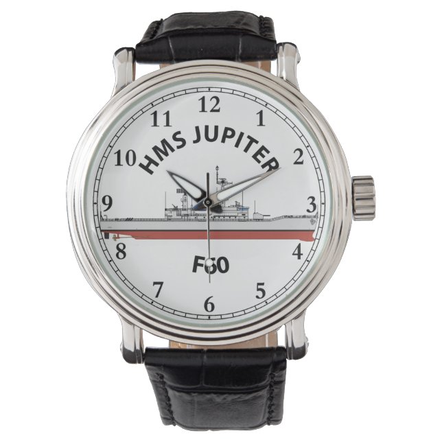 HMS JUPITER - F60 - LEANDER ORIG WATCH (Front)