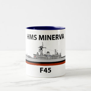 HMS Minerva, seacat Two-Tone Coffee Mug