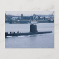 HMS Osiris" leaving Portsmouth Naval Base, Hampshi